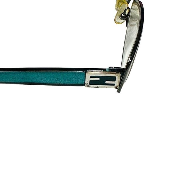 Fendi Glasses Eyewear Rectangle Frame Full Rim Black with Lacoste Case - Picture 6 of 11